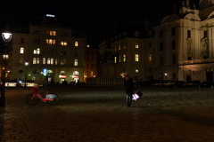Adventabend in der Wiener Innenstadt, coronavirusbeding sind wenig Menschen unterwegs