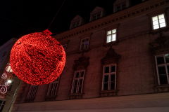 Adventabend in der Wiener Innenstadt, coronavirusbeding sind wenig Menschen unterwegs