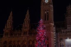 Adventabend in der Wiener Innenstadt, coronavirusbeding sind wenig Menschen unterwegs