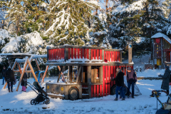 Gestern Schneefall, heute Somme in Türkenschanzpark (Wien 18.,)