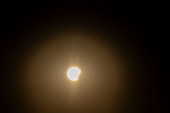 Sonnenfinsternis am 12.8.2026 ca. 18:30 UTC Aufgenommen von einem Ort nahe Wolkersdorf (Niederösterreich) in Österreich