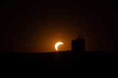 Sonnenfinsternis am 12.8.2026 ca. 18:30 UTC Aufgenommen von einem Ort nahe Wolkersdorf (Niederösterreich) in Österreich