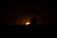 Sonnenfinsternis am 12.8.2026 ca. 18:30 UTC Aufgenommen von einem Ort nahe Wolkersdorf (Niederösterreich) in Österreich